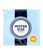 Mister Size Prezervativ ultra-subțire 53 lubrifiat și rezistent diametru 53 mm 1 bucată