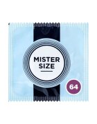 Mister Size Prezervativ ultra-subțire 64 lubrifiat și rezistent diametru 64 mm 1 bucată