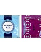Mister Size Prezervativ ultra-subțire 64 lubrifiat și rezistent diametru 64 mm 1 bucată