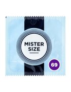 Mister Size Prezervativ ultra-subțire 69 lubrifiat și rezistent diametru 69 mm 1 bucată