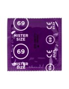 Mister Size Prezervativ ultra-subțire 69 lubrifiat și rezistent diametru 69 mm 1 bucată