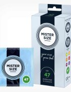 Mister Size Prezervative ultra subtiri marime 47 mm 1 cutie x 10 buc