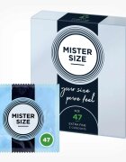 Mister Size Prezervative ultra subtiri marime 47 mm 1 cutie x 3 buc