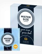 Mister Size Prezervative ultra subtiri marime 53 mm 1 cutie x 3 buc