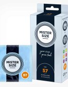 Mister Size Prezervative ultra subtiri marime 57 mm 1 cutie x 10 buc