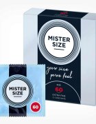 Mister Size Prezervative ultra subtiri marime 60 mm 1 cutie x 3 buc