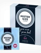 Mister Size Prezervative ultra subtiri marime 64 mm 1 cutie x 3 buc