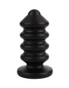 MR. STEEL Plug anal Ass Blaster Small în formă de șurub diametru 3.8 cm lungime 9 cm (mic) negru