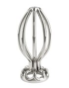 MR. STEEL Plug anal Round Wire Plug Small design deschis cu tije din oțel inoxidabil lungime 6.6 cm (mic) argintiu