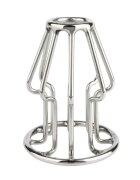 MR. STEEL Plug anal Trapezoid Wire Plug Small design deschis cu tije din oțel inoxidabil lungime 8 cm (mic) argintiu