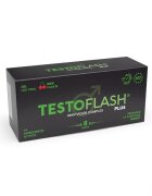 MSR LABORATORIOS Set 8 afrodisiace shot TESTOFLASH Man Vigor Plus Cherry pentru testosteron libido întârzierea ejaculării și plăcere intensificată aromă cireșe 8 x 20 gr
