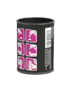Mystim Masturbator manual MasturbaTIN Swirl Girl din TPE texturat pentru stimulare intensă alb