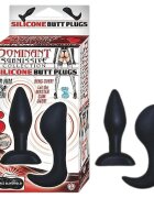 NASSTOYS Set Plug anal Dominant - Submissive din silicon de inalta calitate plug 1 - 89 cm plug 2 - 105 cm