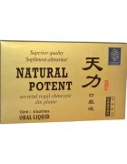 NATURAL POTENT Set fiole soluție orală pentru susținerea potenței și a erecțiilor puternice 6 fiole
