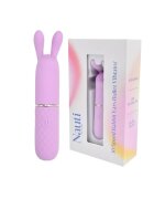 NAUTI Vibrator bullet Petites Rabbit Ears pentru stimularea clitorisului 10 functii de vibratie roz cu urechi de iepuras
