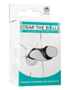NMC Curea pentru penis cu extensor testicule STRAP THE BALLS fabricat din silicon culoare negru