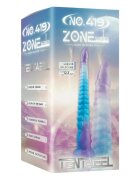 NMC Dildo monster NO. 419 ZONE Series TENTAEEL în formă de tentacul fosforescent bază cu ventuză 31.2 cm albastru cu mov