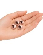 NsNovelties Cleme magnetice pentru sfârcuri Bound Nipple Clamps ajustabile material fier cu silicon culoare roz auriu