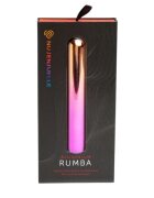 NuSensuelle Stimulator clitoris Aluminum Rumba cu funcție de încălzire 12 funcții de vibrație roz