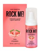 NUEI Gel Vibrator - Rock Me pentru stimulare clitoris si excitare aroma de capsuni 20ml