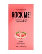 NUEI Gel Vibrator - Rock Me pentru stimulare clitoris si excitare aroma de capsuni 20ml
