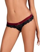 Obsessive Chilot tanga sexy Rossita S/M rosu/negru