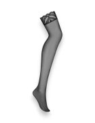 Obsessive Dresuri sexy Lecille design cu benzi de dantelă neagră culoare negru mărime S/M