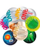 ONE Prezervative Mixed Pleasures din latex Sensatex set cu 6 tipuri de prezervative diametru 53 mm 12 buc