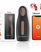 ONINDER Masturbator App control prin aplicatie 10 functii de vibratie 25 cm negru