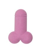 OOTB Bombă de baie efervescentă Willy în formă de penis pentru băi erotice în cuplu cu aromă de căpșuni roz