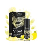Orgie Gel Dual Vibe! Kissable - Lemon Gin and Tonic pentru stimulare clitoris si excitare efect incalzire si furnicaturi 15 ml