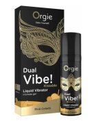 Orgie Gel Dual Vibe!Kissable - Pina Colada pentru stimulare clitoris si excitare efect incalzire si furnicaturi 15 ml