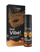 Orgie Gel Dual Vibe! Kissable - Sex On The Beach pentru stimulare clitoris si excitare efect incalzire si furnicaturi 15 ml