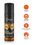 Orgie Gel Dual Vibe! Kissable - Sex On The Beach pentru stimulare clitoris si excitare efect incalzire si furnicaturi 15 ml