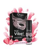 Orgie Gel Dual Vibe! Kissable - Strawberry Gin and Tonic pentru stimulare clitoris si excitare efect incalzire si furnicaturi 15 ml