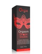 Orgie Gel intim Orgasm Drops Kissable cu efect de furnicături pentru stimularea clitorisului și orgasm intens 30 ml
