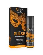 Orgie Gel intim Pulse susține stimularea clitoridiană cu efect de răcire senzații de furnicături și pulsații aromă ice caramel 15 ml