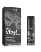 Orgie Gel Sexy Vibe! Liquid Vibrator - High Voltage pentru stimulare clitoris si excitare efect incalzire si furnicaturi negru 15 ml