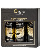 Orgie Set ulei masaj - Sexy Therapy pentru corp cu aroma de vanilie iasomie ananas frezie lemnos 3 x 30 ml