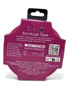 Ouch! Bandă Bondage Tape pentru jocuri erotice BDSM nelipicioasă lungime 20 m culoare roz