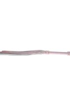 Ouch! Bici Flogger - Paris Collection pentru jocuri erotice BDSM din piele îmbinată culoare roz cu auriu
