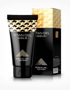 Pachet pentru bărbați: Gel Titan Gold 50 ml + Capsule Titan Big Plus Platinum 60 buc