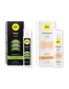  Pachet pentru cupluri: Gel bărbați PJUR Man Lust 15 ml + Gel femei PJUR Lust Intense 15 ml