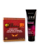  Pachet pentru cupluri: Supliment alimentar cu miere DIBLONG Honey 12 plicuri x 10 g + Lubrifiant anal SEXITIVE Lube Premium Relaxing 130 ml