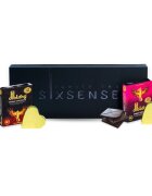  Pachet pentru cupluri: Suplimente alimentare pe bază de ciocolată Sixsense unisex 3 x 136g + Diblong Energy Chocolate For Men 24g + Diblong Energy Chocolate For Lady 24g