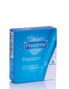 PASANTE Prezervative - Passion cu striatii si nervuri 52 mm 3 buc
