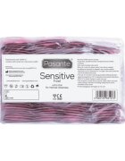 PASANTE Prezervative Sensitive Feel din latex ultra-subțiri și rezistente diametru 52 mm 144 bucăți