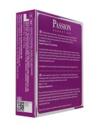 Passion Prezervative Sensation din latex natural lubrifiate texturate și rezistente diametru 52 mm 3 buc