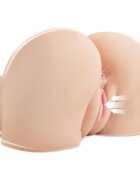 PDX Masturbator ELITE Back That Ass Up în formă de fund simulare vaginală și anală cu 12 funcții de vibrație 6 funcții de aspirare