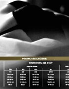 PENTHOUSE Lenjerie teddy Devil`s advocate negru S/M/L